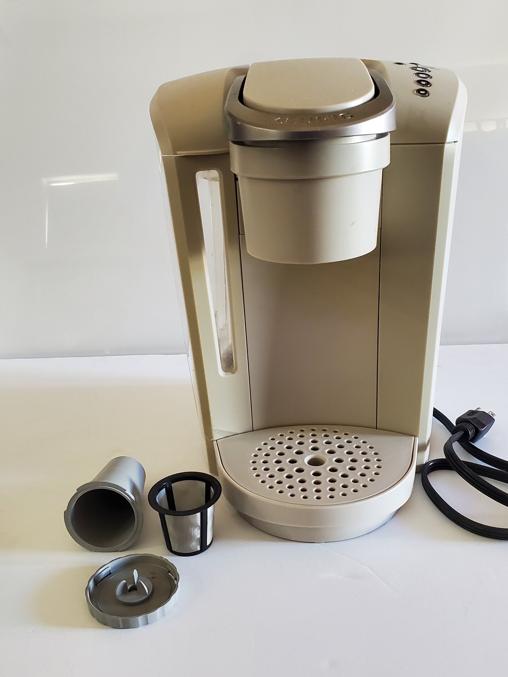 Keurig Single-Serve Coffee Brewer with Reusable Filter - Cream